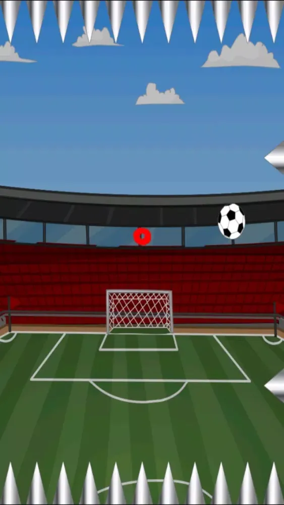 Capturas de tela do Spiked Soccer Ball - Flick Dodging Dash LX