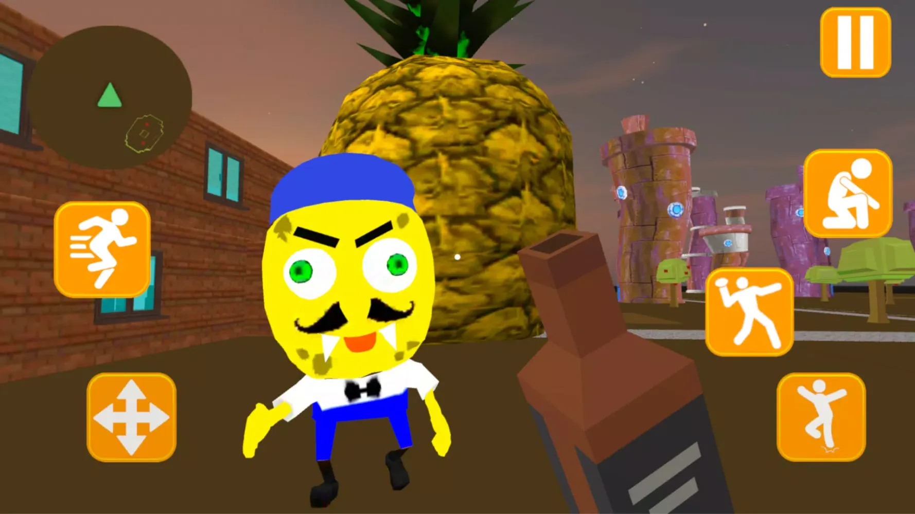 Neighbor Sponge. Scary Secret Screenshots
