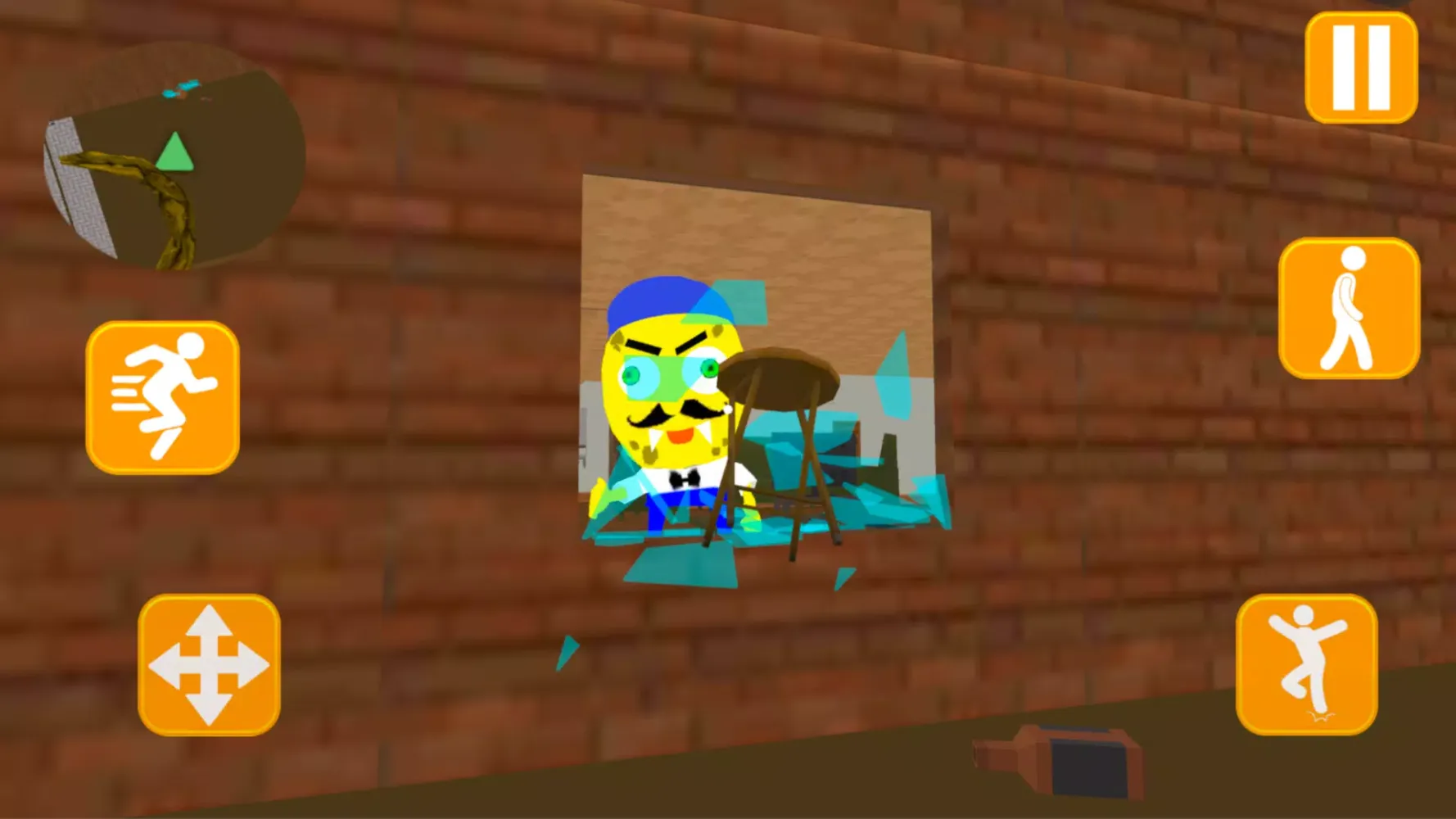 Neighbor Sponge. Scary Secret Screenshots