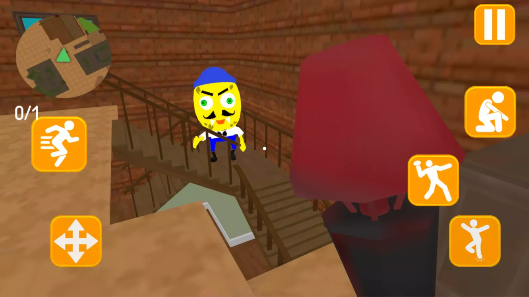 Neighbor Sponge. Scary Secret Screenshots