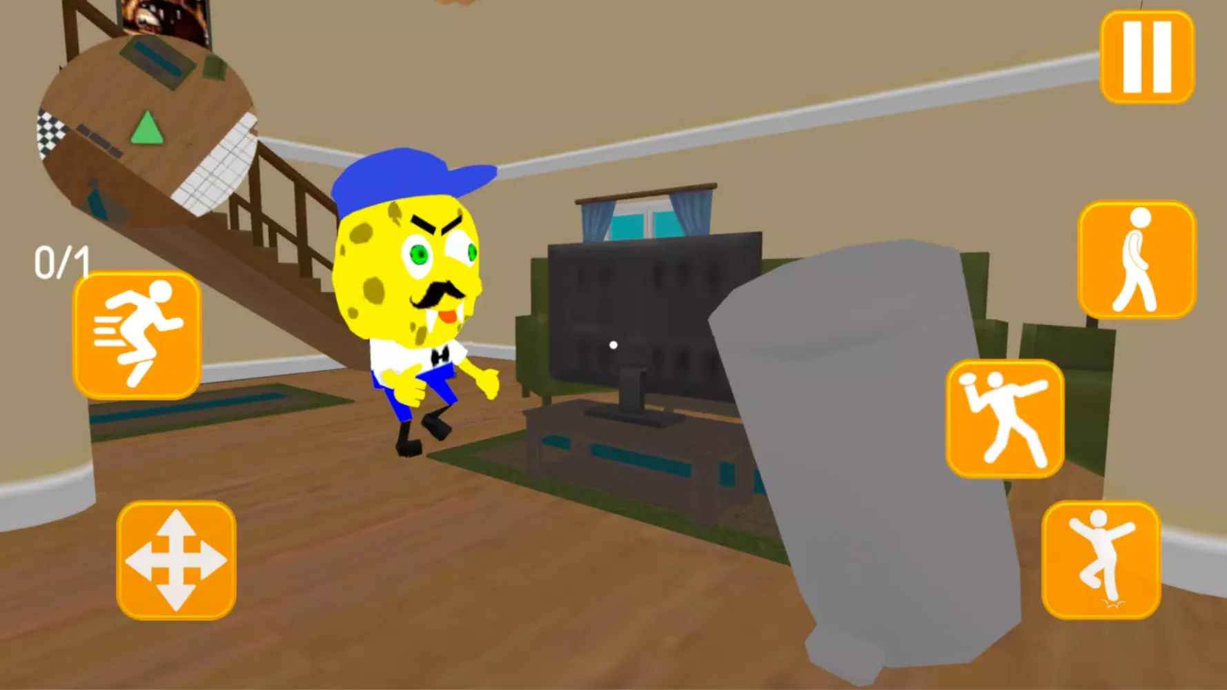 Neighbor Sponge. Scary Secret Screenshots