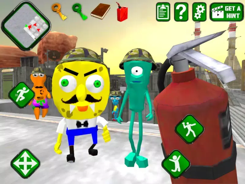 Sponge Area 51. Neighbor Alien Screenshots