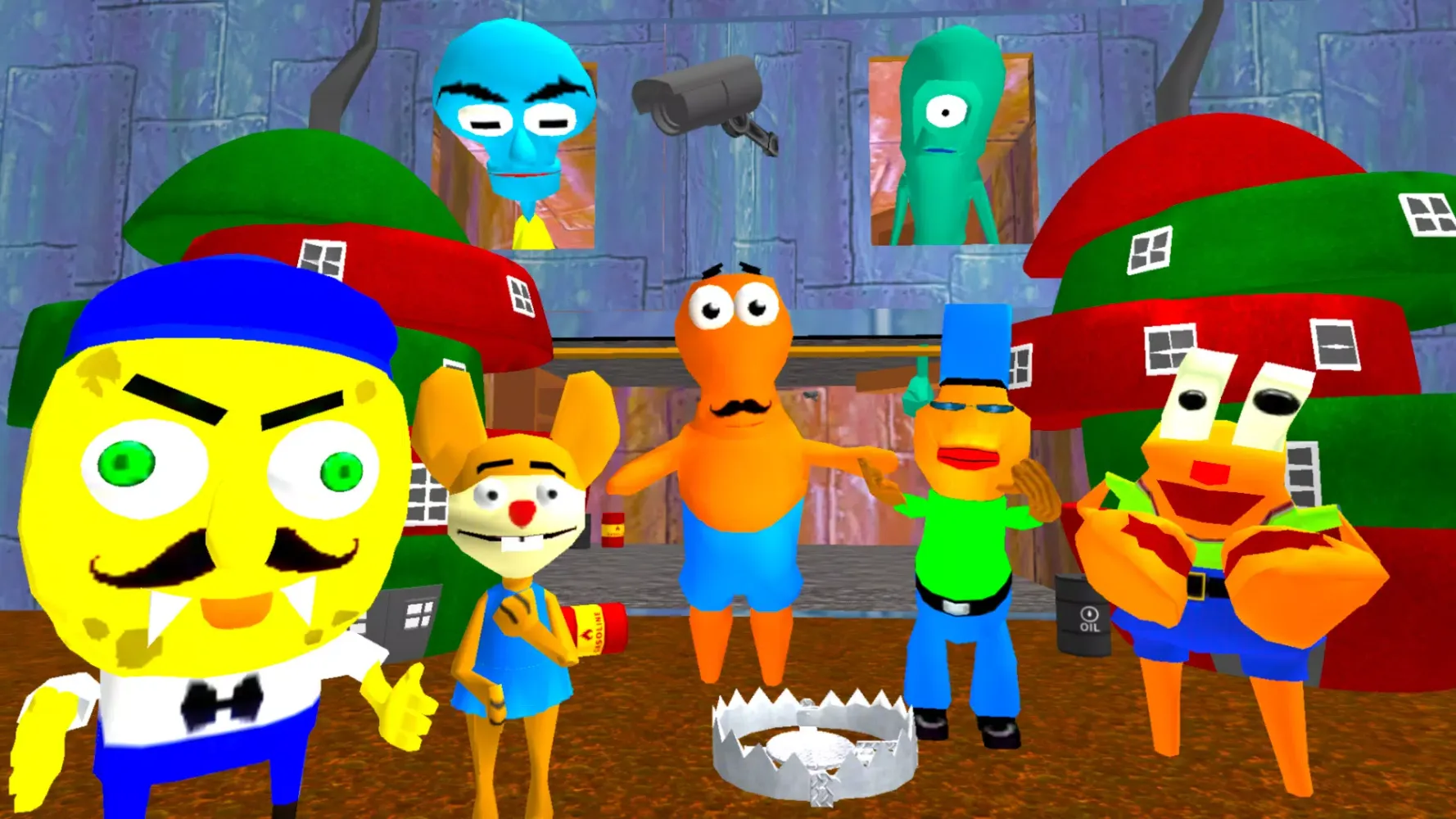 Sponge Neighbor Escape 3D Screenshots