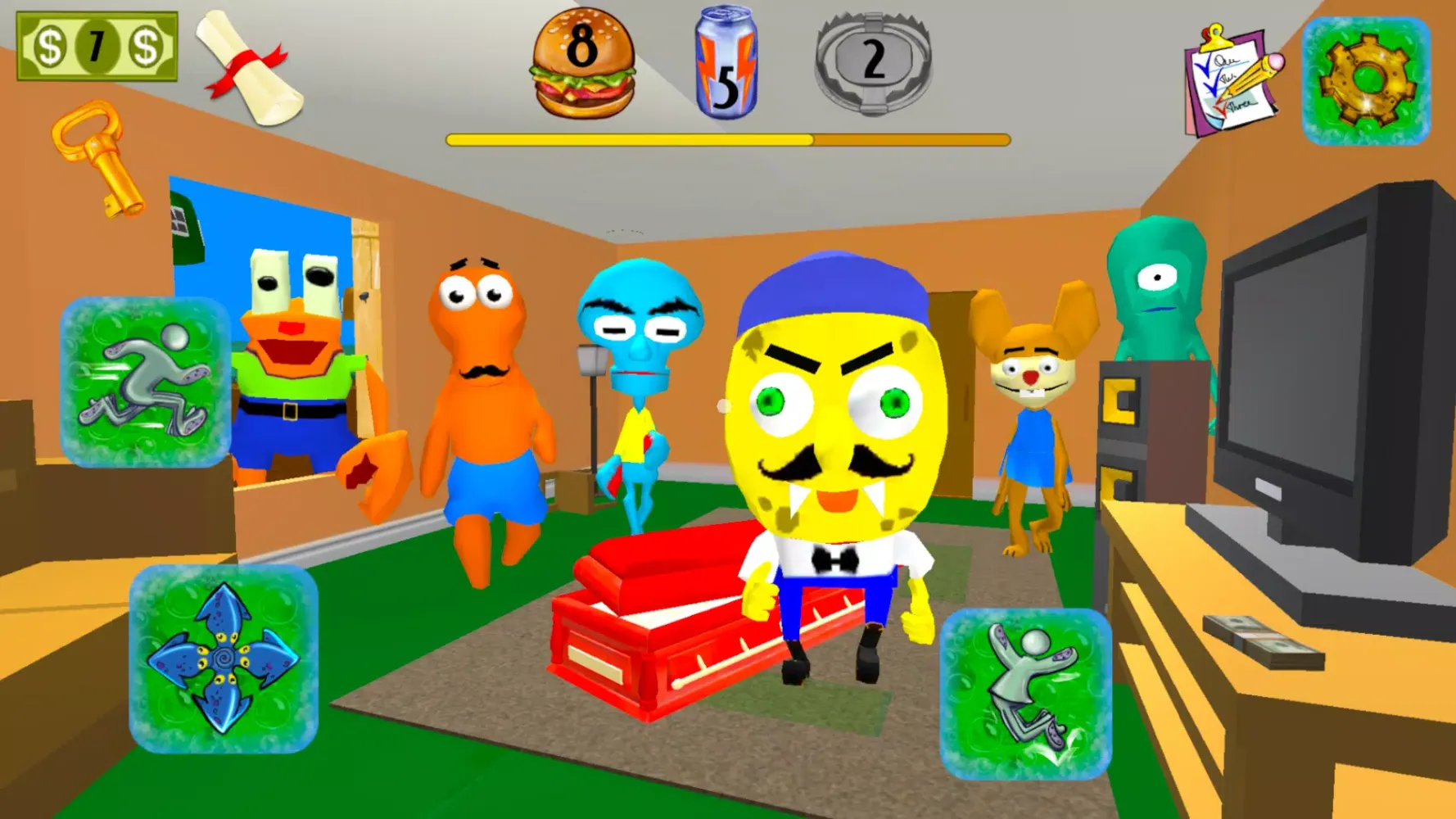 Sponge Neighbor Escape 3D Screenshots