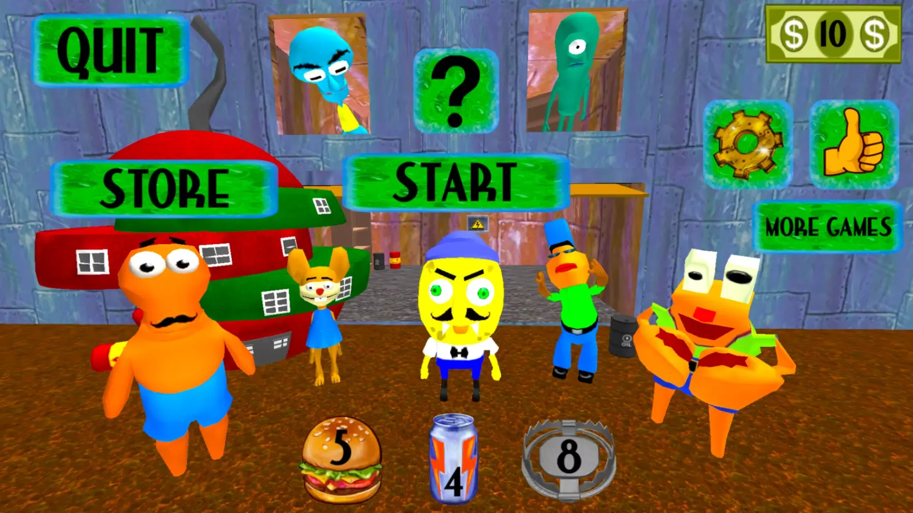 Sponge Neighbor Escape 3D Screenshots