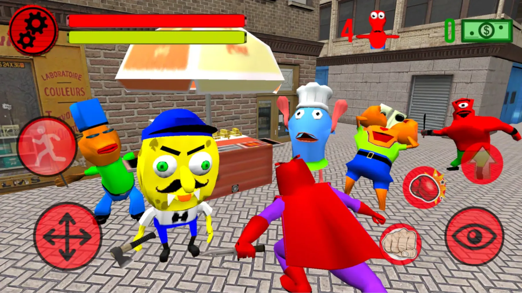 Sponge Simulator. City Survive Screenshots