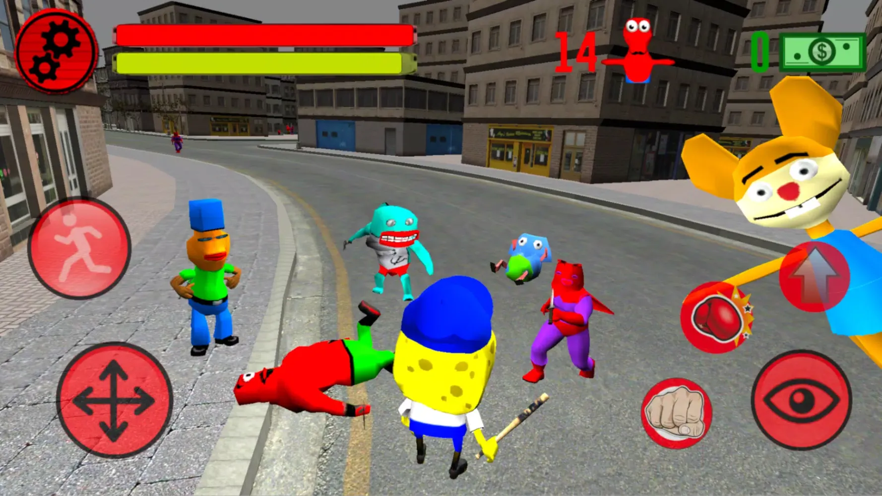 Sponge Simulator. City Survive Screenshots