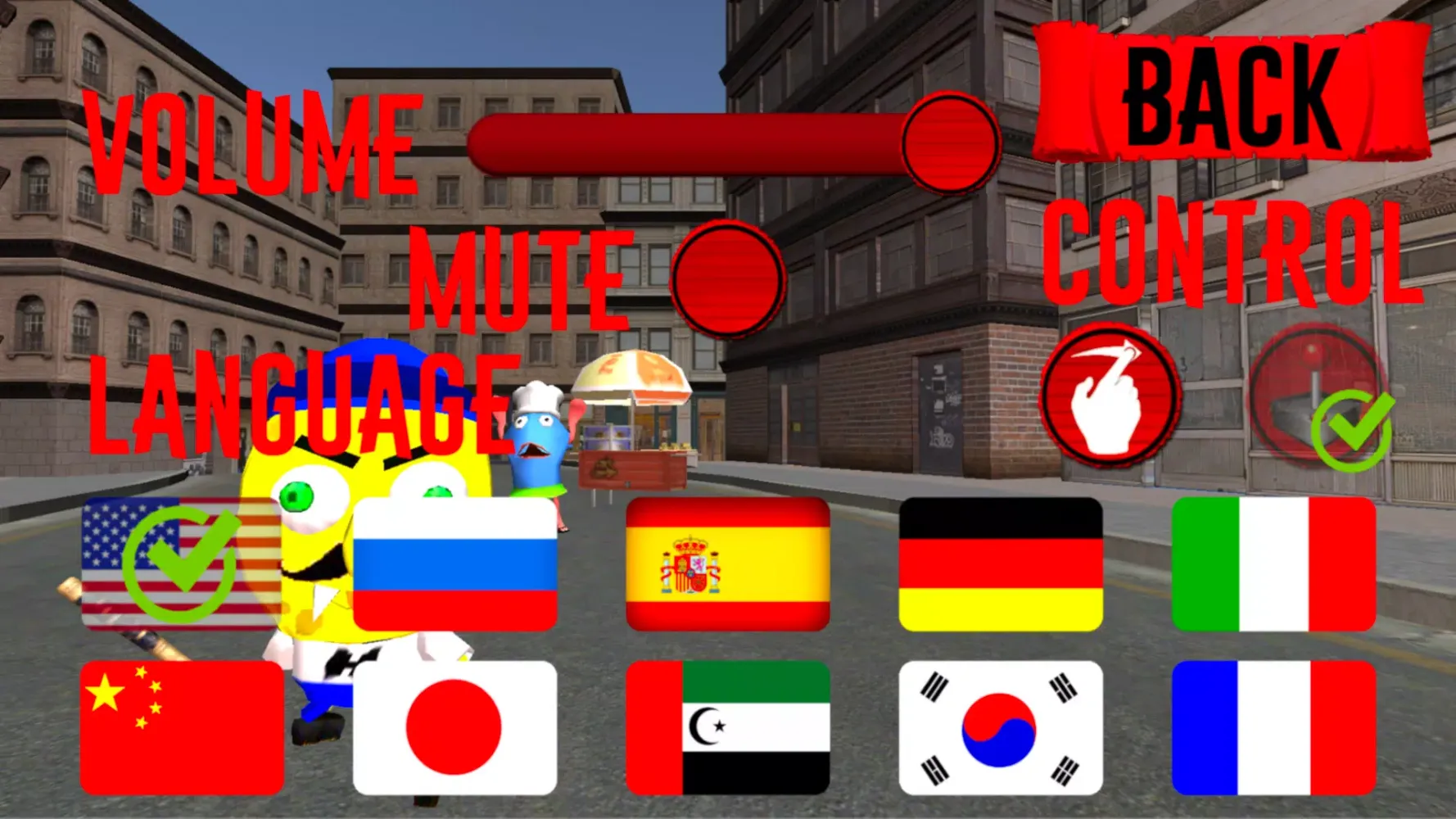 Sponge Simulator. City Survive Screenshots