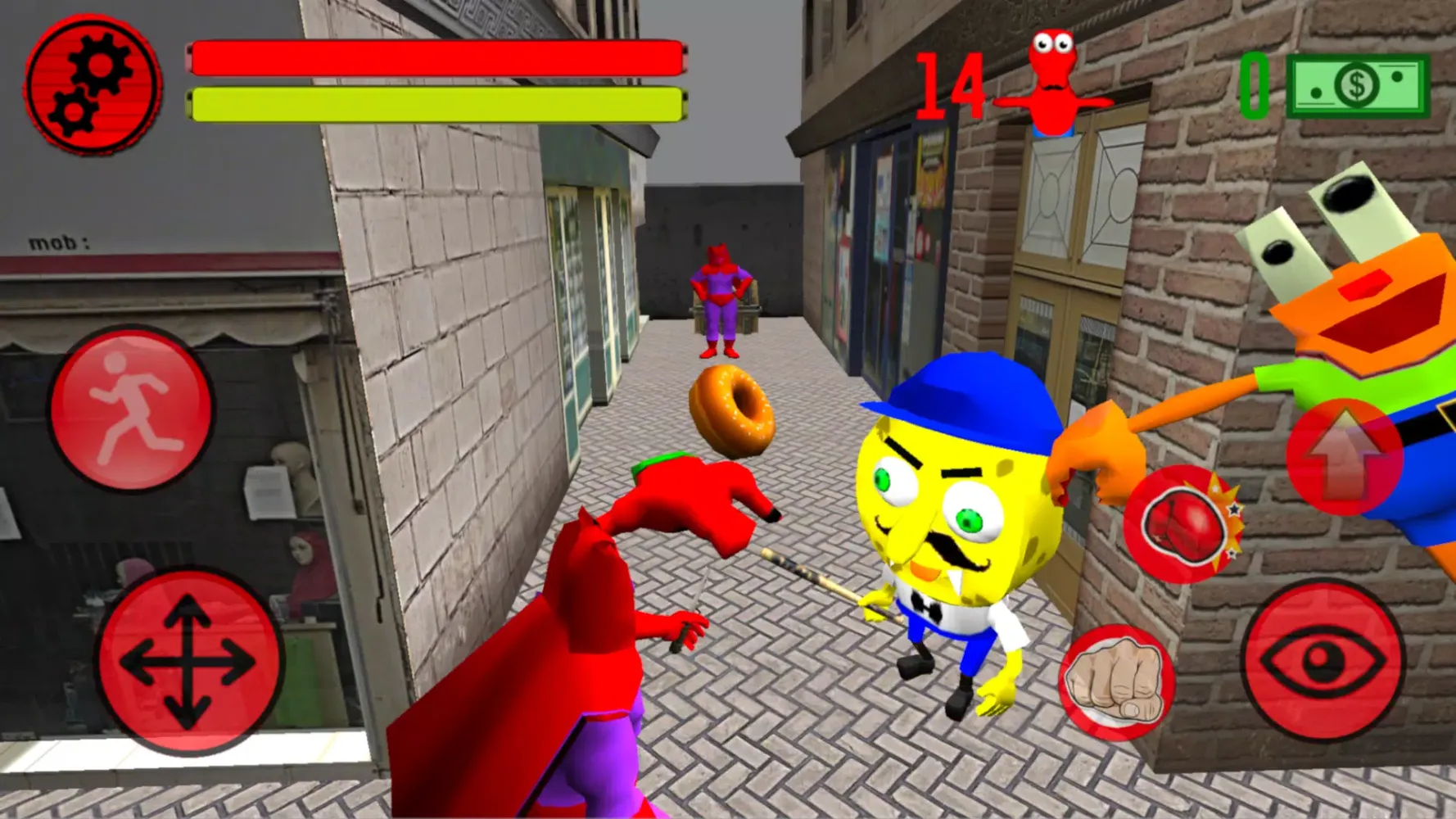 Sponge Simulator. City Survive Screenshots