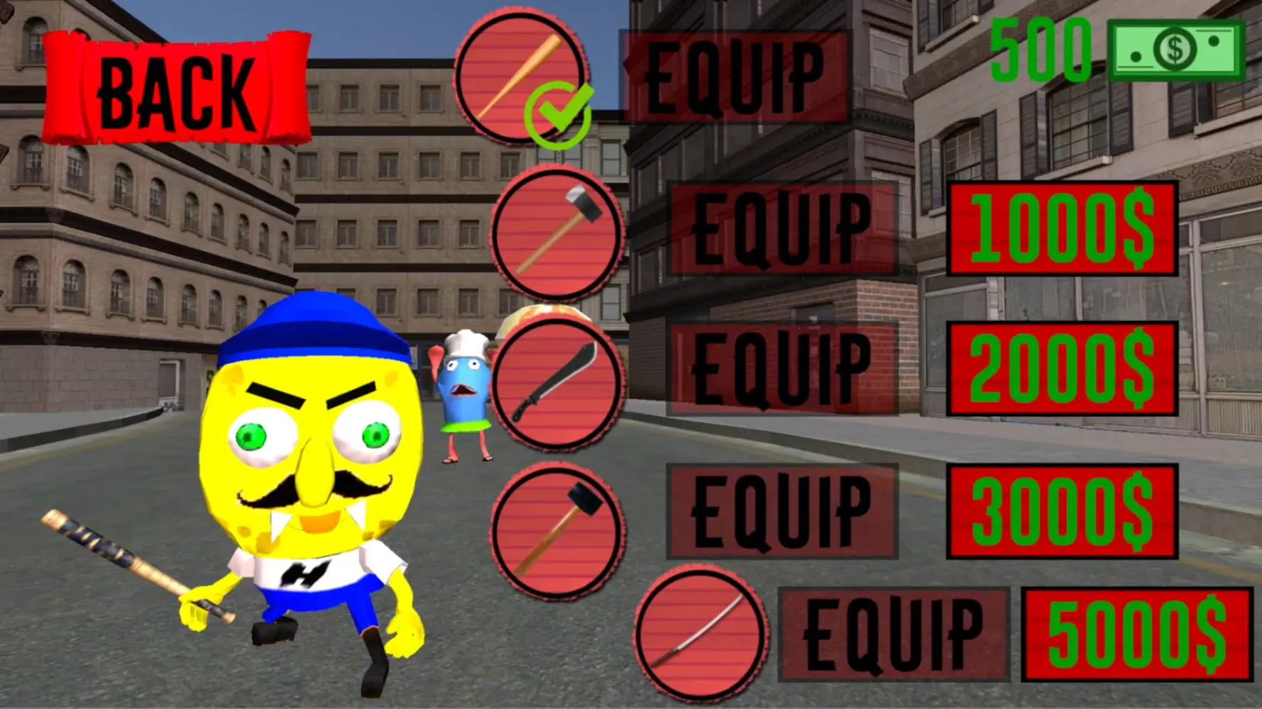 Sponge Simulator. City Survive Screenshots