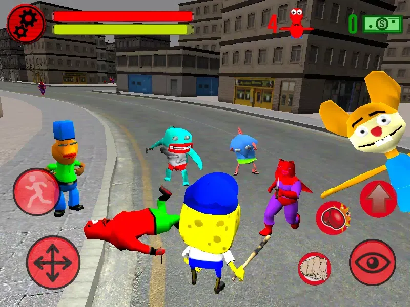 Sponge Simulator. City Survive Screenshots