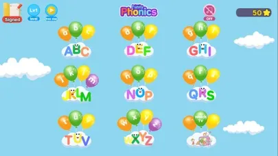 Tangkapan skrin Funny phonics