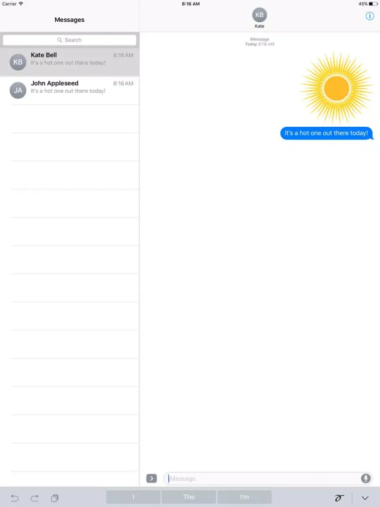 Sunshine Stickers iPad  স্ক্রিনশট