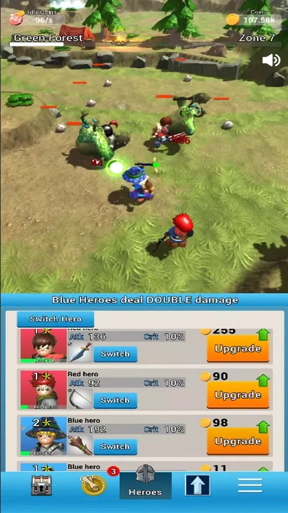 Auto Play Heroes - Idle RPG 스크린샷