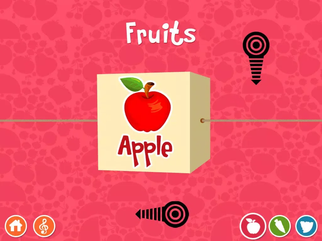 Captures d'écran de Fruits And Vegetables by Tinytapps iPad 