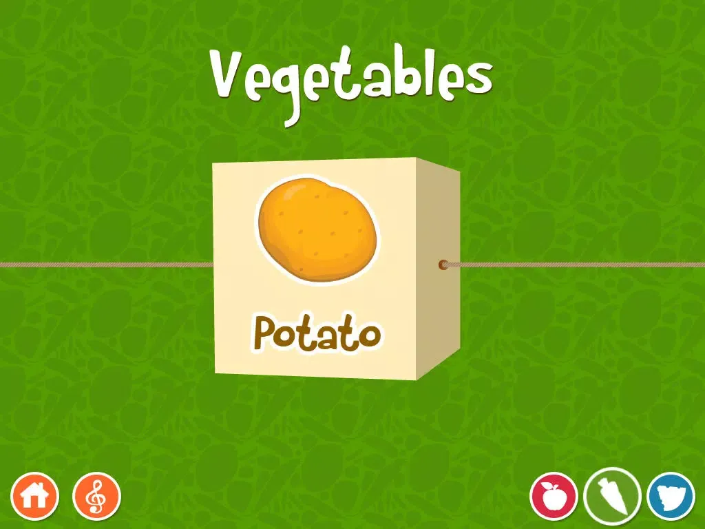 Captures d'écran de Fruits And Vegetables by Tinytapps iPad 