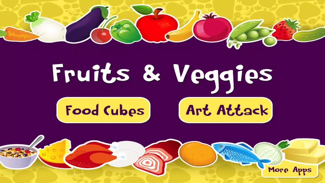 Captures d'écran de Fruits And Vegetables by Tinytapps
