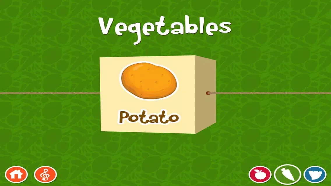 Captures d'écran de Fruits And Vegetables by Tinytapps