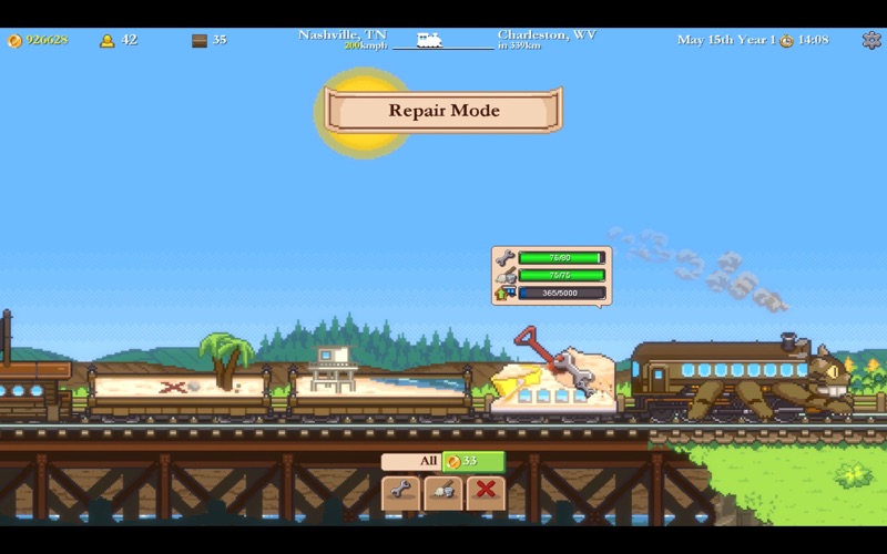 Screenshot di Tiny Rails