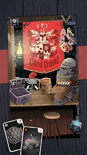 Capturas de tela do Card Crawl