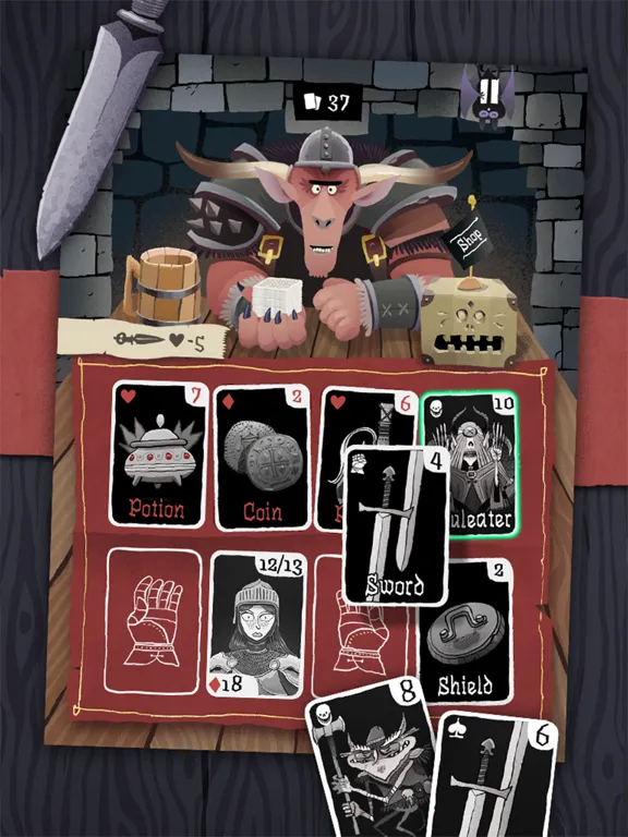 Captures d'écran de Card Crawl iPad 