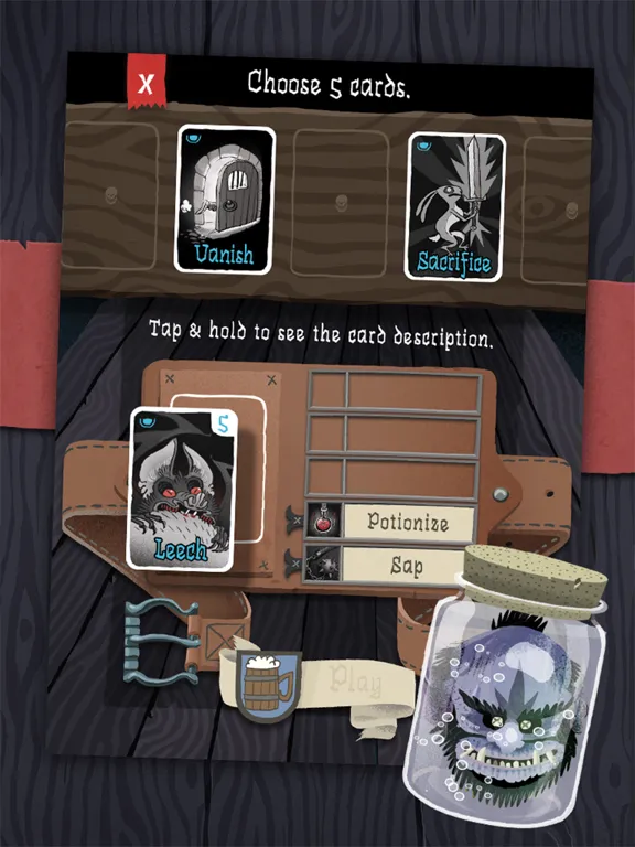 Captures d'écran de Card Crawl iPad 