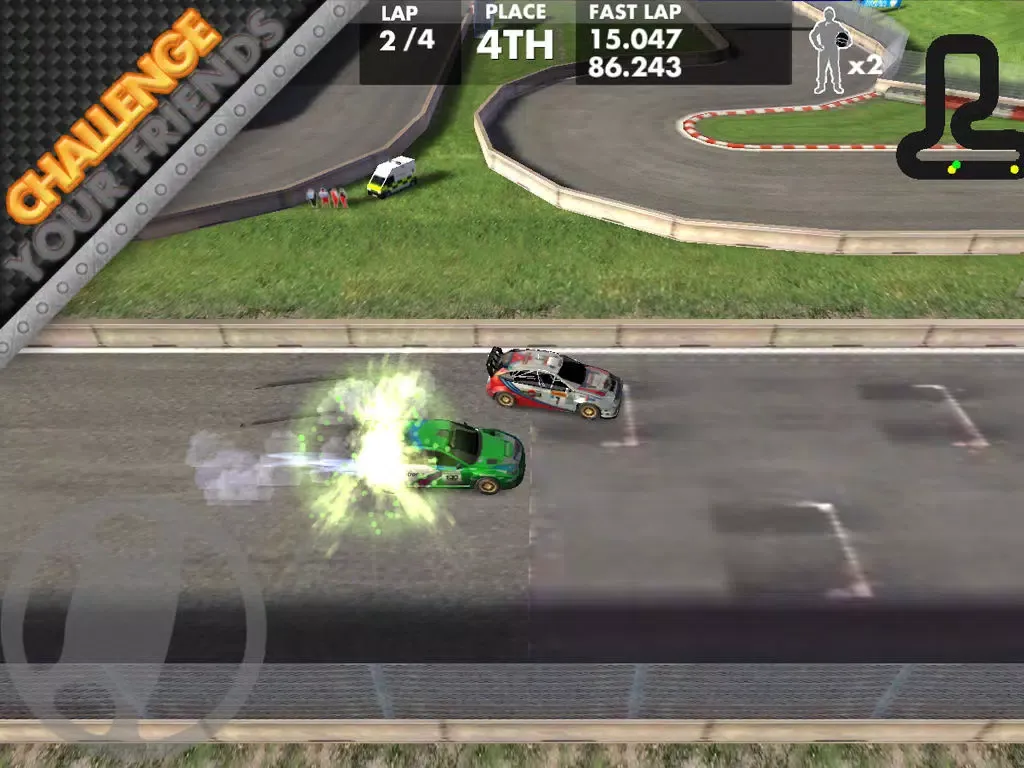 Capturas de tela do World Rally Racing iPad 