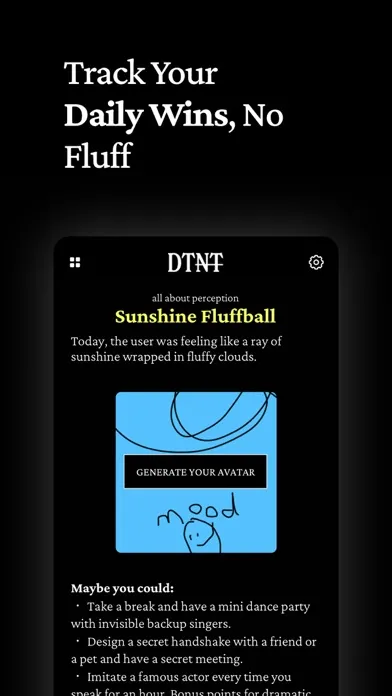 dtnt - Mindful Daily Wins 스크린샷