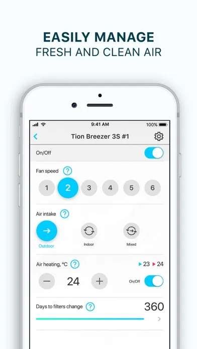Tion Remote: breezer control应用截图