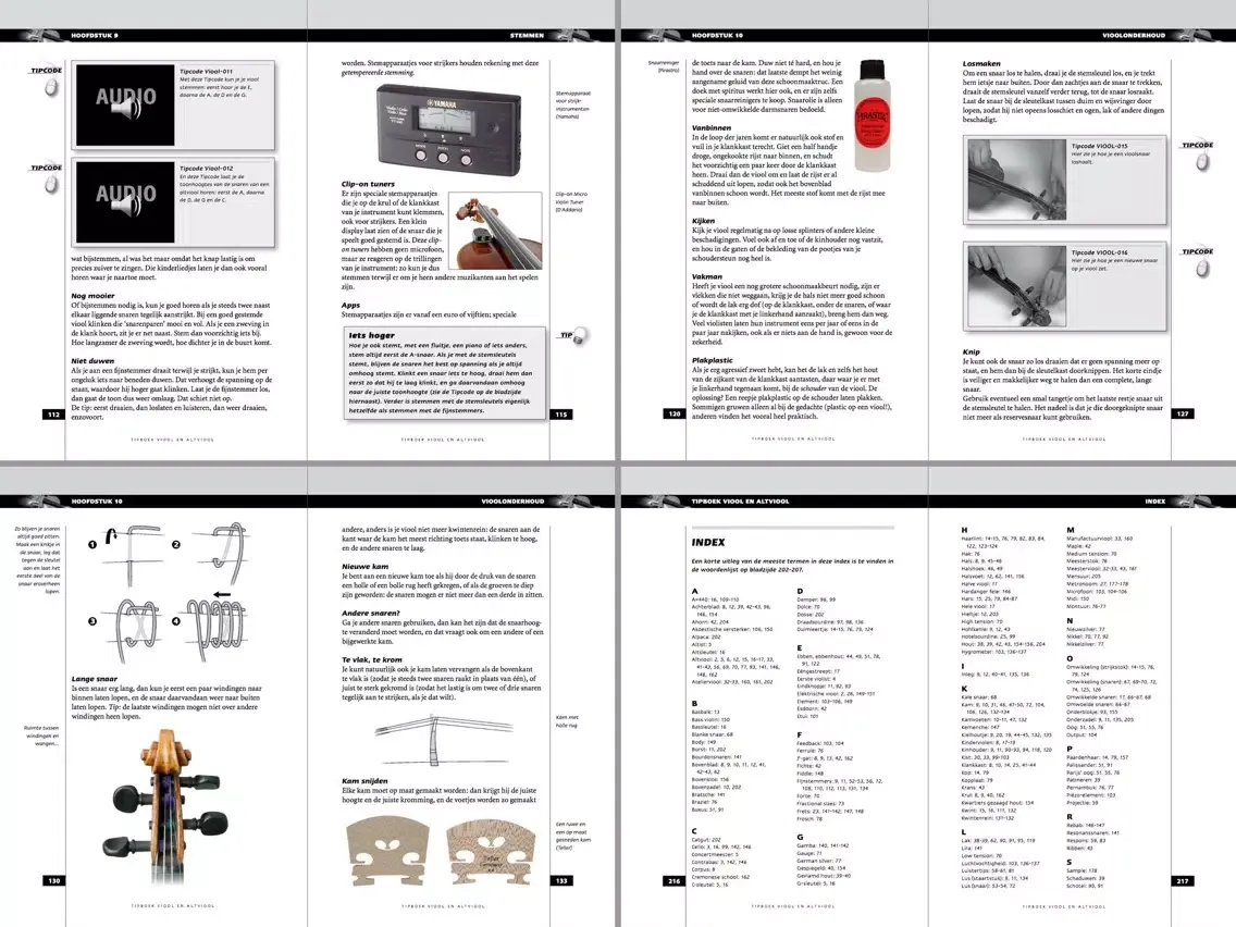 Zrzuty ekranu eTipboek Viool en altviool iPad 