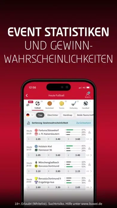 Ảnh chụp màn hình của Tipico – Sportwetten