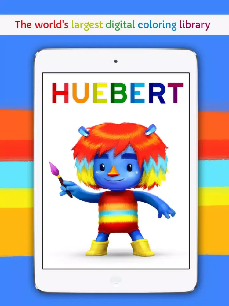 تصاویر Huebert: The world's largest digital coloring library! iPad 