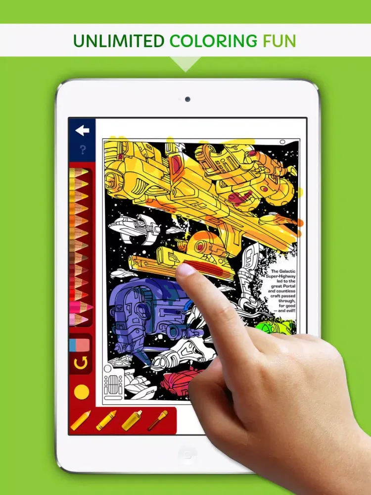 تصاویر Huebert: The world's largest digital coloring library! iPad 
