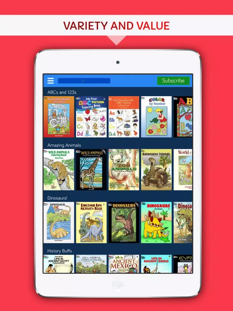 تصاویر Huebert: The world's largest digital coloring library! iPad 