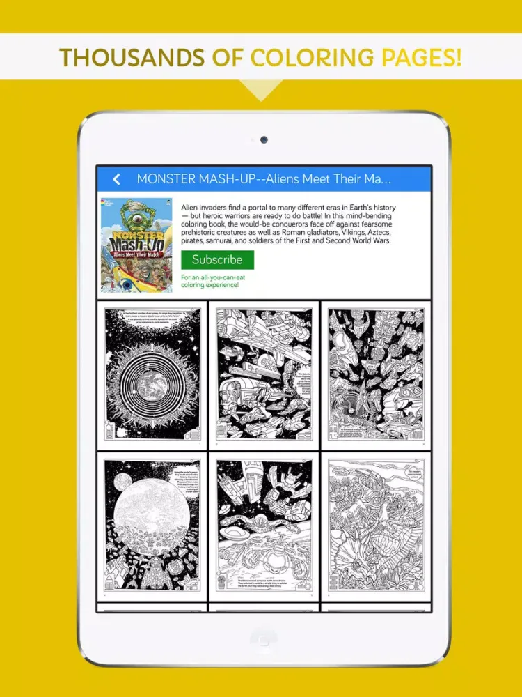 تصاویر Huebert: The world's largest digital coloring library! iPad 