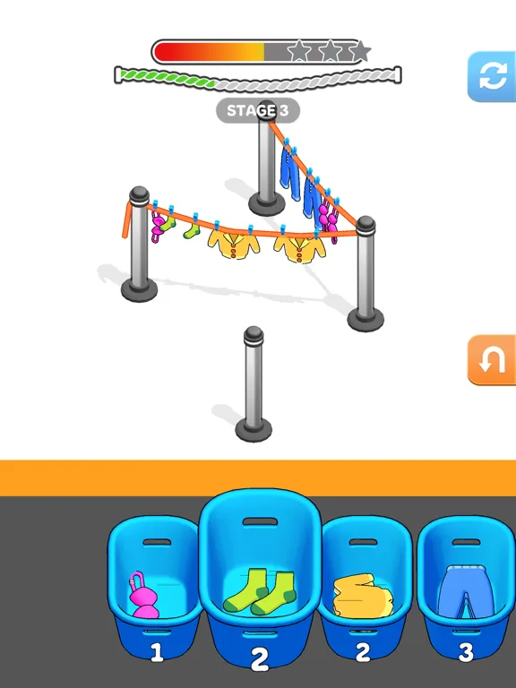 Capturas de tela do Clothes and Ropes iPad 
