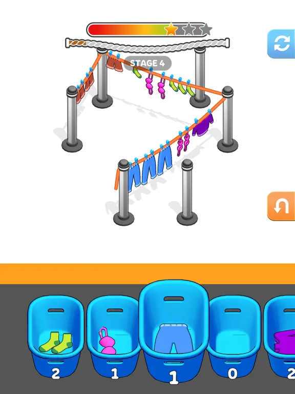 Capturas de tela do Clothes and Ropes iPad 