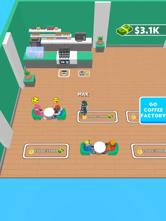 Screenshot di Coffee Factory Clicker iPad 
