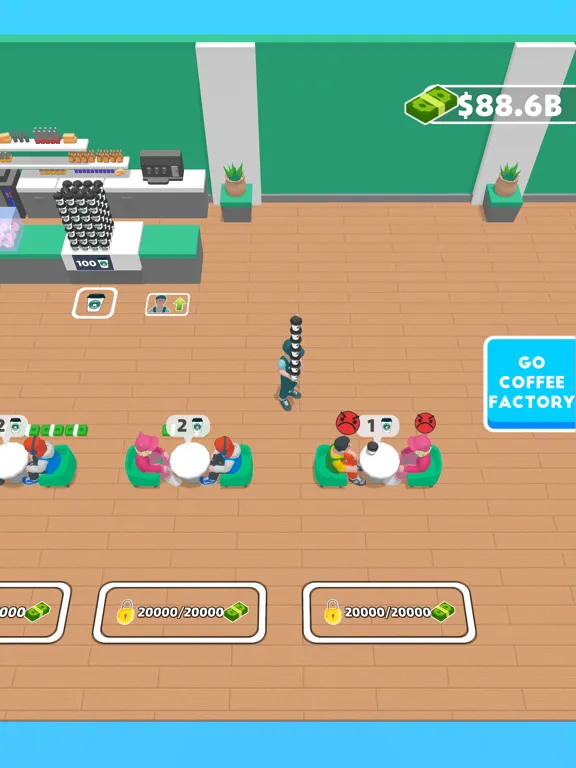 Screenshot di Coffee Factory Clicker iPad 