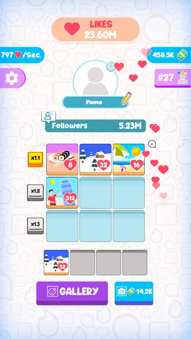 Fame Clicker Ekran Görüntüleri