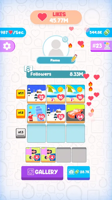 Fame Clicker Ekran Görüntüleri