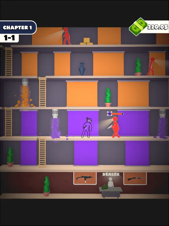 Sneaky Fight iPad  स्क्रीनशॉट