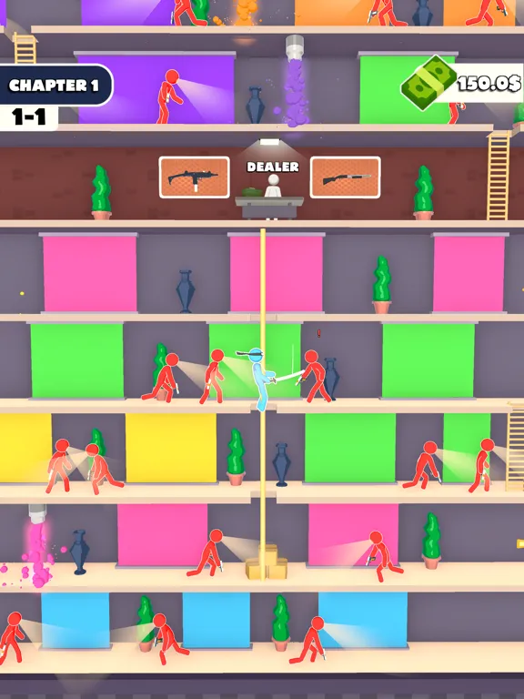 Sneaky Fight iPad  स्क्रीनशॉट