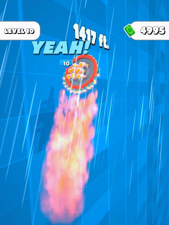 Tangkapan layar Stickman High Run iPad 
