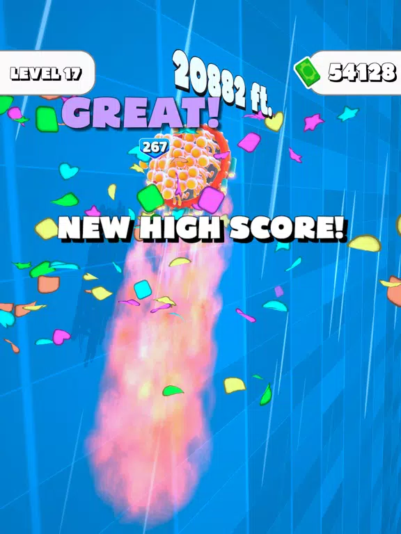 Tangkapan layar Stickman High Run iPad 