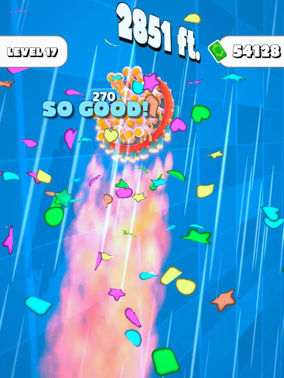 Tangkapan layar Stickman High Run iPad 