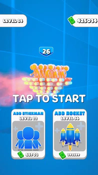Tangkapan layar Stickman High Run