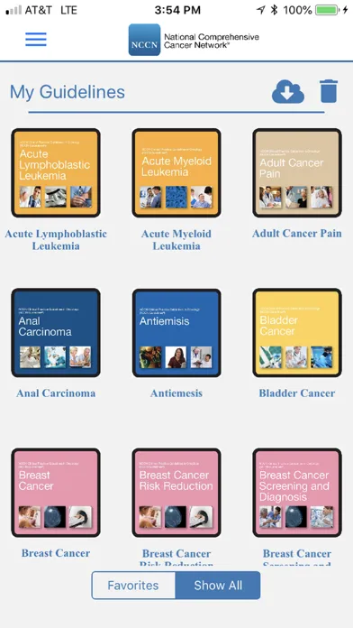 NCCN Guidelines®应用截图