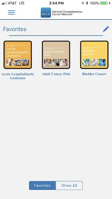 NCCN Guidelines®应用截图