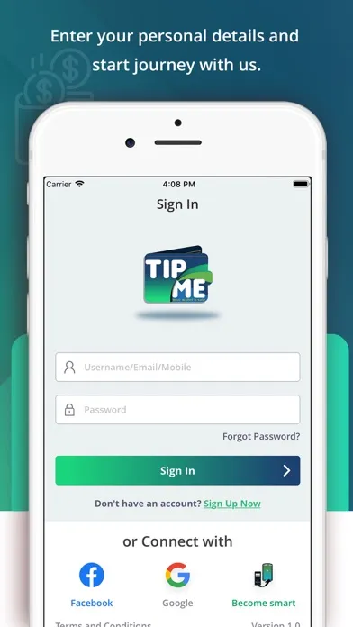 TipMe Global应用截图